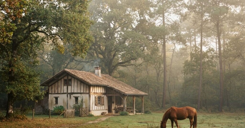 Garein dans les Landes : airials, forêt usagère et pistes équestres au départ du gîte