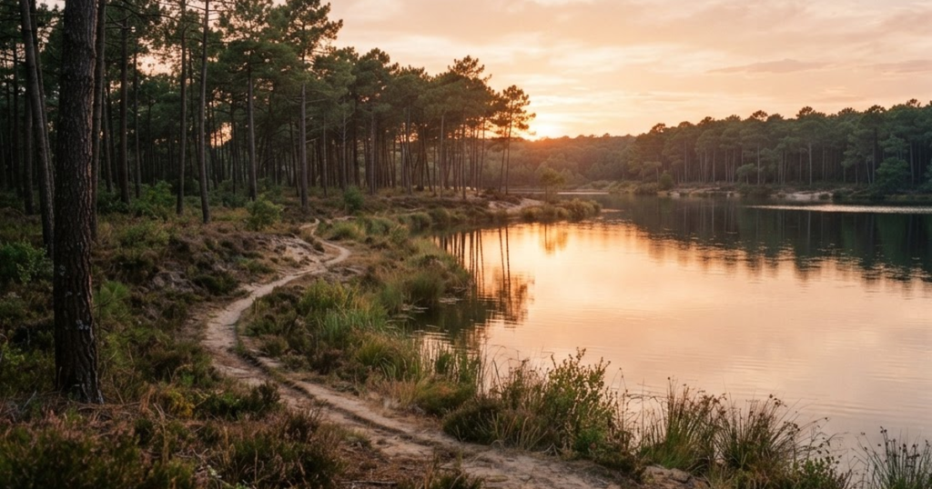 Soustons dans les Landes : lac, océan et pistes équestres au départ du gîte